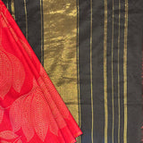 Mila Foliage Printed Kanchipuram Silk Saree