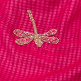 Mishrita Embroidered Colour Block Chiffon Saree