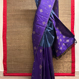 Ranya Kasa Kasa Kattam Kanchi Silk Saree - Purple