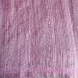 Metallic zari striped organza saree