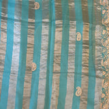 Organza pitai work saree