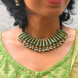 Green Azure Terracotta Set