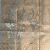 Metallic handwoven organza saree