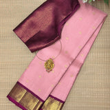 Mohana Rudraksham Kanchi Silk Saree - Pink