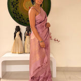 Mila Buttercup Vanasingaram Pallu Kanchi Silk Saree