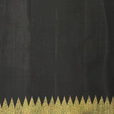 Charita Temple Border Kanchipuram Silk Saree - Cream