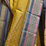 Mila Diamond Duo Thread Woven Border Silk Saree