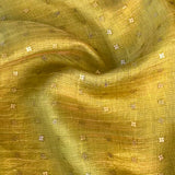 Silk sequinned saree