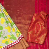 Anagha Bloom Kutch Embroidered Kanchi Silk Saree