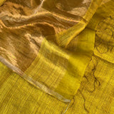 Silk sequinned saree