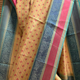 Mila Diamond Thread Woven Border Silk Saree
