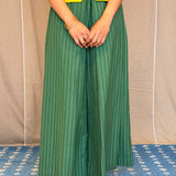 Elements Prairie Flared Striped Pants - Grass