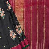 Mila Merlot Kanchipuram Silk Saree
