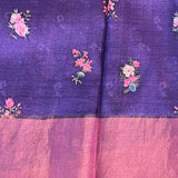 Maya floral tussar saree