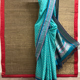 Mila Diamond Duo Thread Woven Border Silk Saree