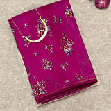 Mila Orchid Half and Half Kanchipuram Silk Saree