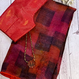 Mishrita brush dyed organza saree
