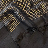 Sequinned matka silk saree