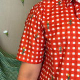 Flowerbed Canopy Embroidered Shirt - Picnic