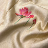 Veena floral tussar saree
