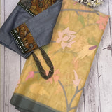 Sunshine Jamdani Saree