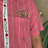 Flowerbed Bramble Embroidered Placket Shirt - Bloom