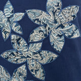 Amaryllis Unstitched Cotton Kurta Set - Blue