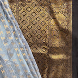 Mila Foliage Dots Kanchipuram Silk Saree