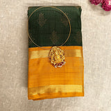 Sumangala Zari Checks Kanchipuram Silk Saree