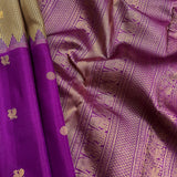 Trayi microchecked kanchi silk saree