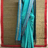 Mila Diamond Duo Thread Woven Border Silk Saree