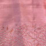 Tussar pitai work saree