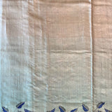 Ombre tussar handpainted saree