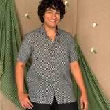 Flowerbed Canopy Embroidered Shirt - Chessboard