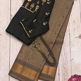 Kimaya gold silk saree