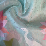 Organza jamdani saree
