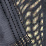 Sequinned Matka Silk Saree - Grey