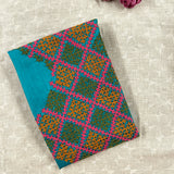 Tussar kutch embroidered blouse piece
