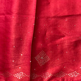Tussar mukaish work saree