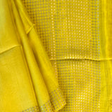 Sequinned matka silk saree