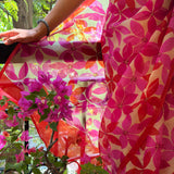 Nisha Parijath Organza Saree - Pink