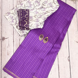Charita Mauve Mist Kanchipuram Silk Saree