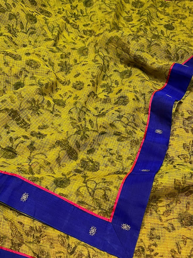 Aahana chartreuse kota saree 2