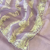 Organza pitai work saree