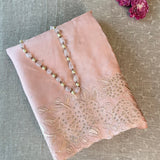 Tussar pitai work saree