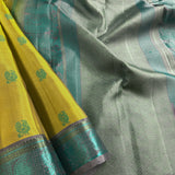 Kimaya swan and paisley silk saree