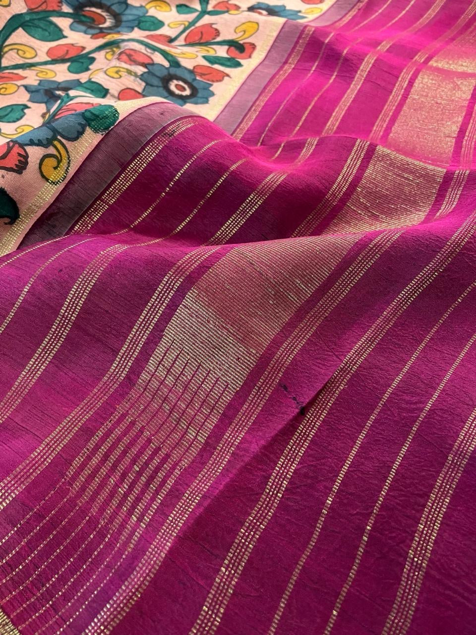 Kalamkari Kanchi silk dupatta