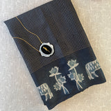 Maya shibori tussar saree