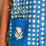 Flowerbed Topiary Patch Pocket Shirt - Fountain