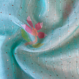 Organza jamdani saree